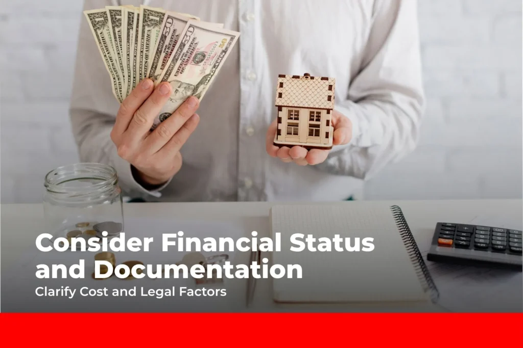 Consider about Cost & Financial Status