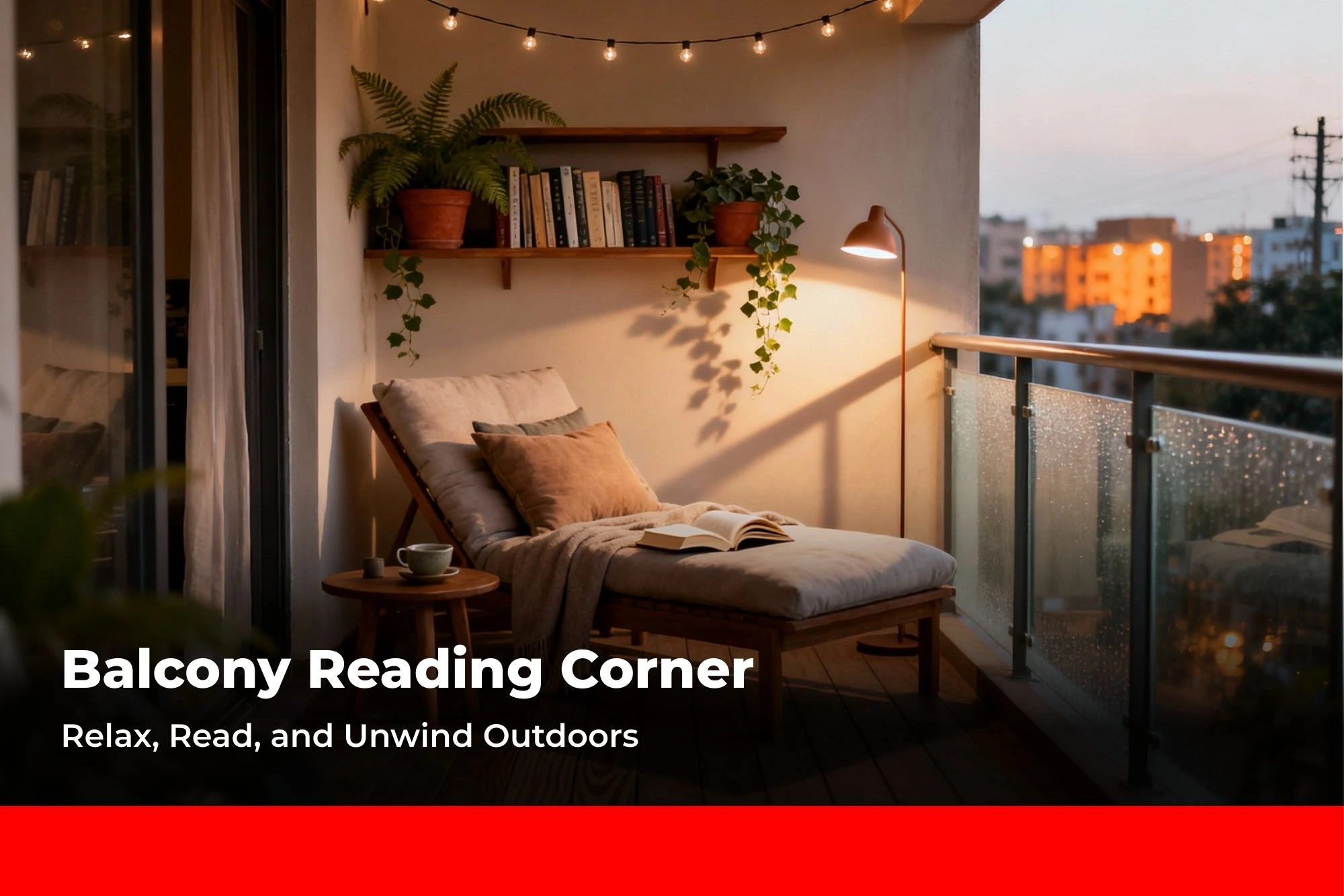 5. Balcony Reading Corner
