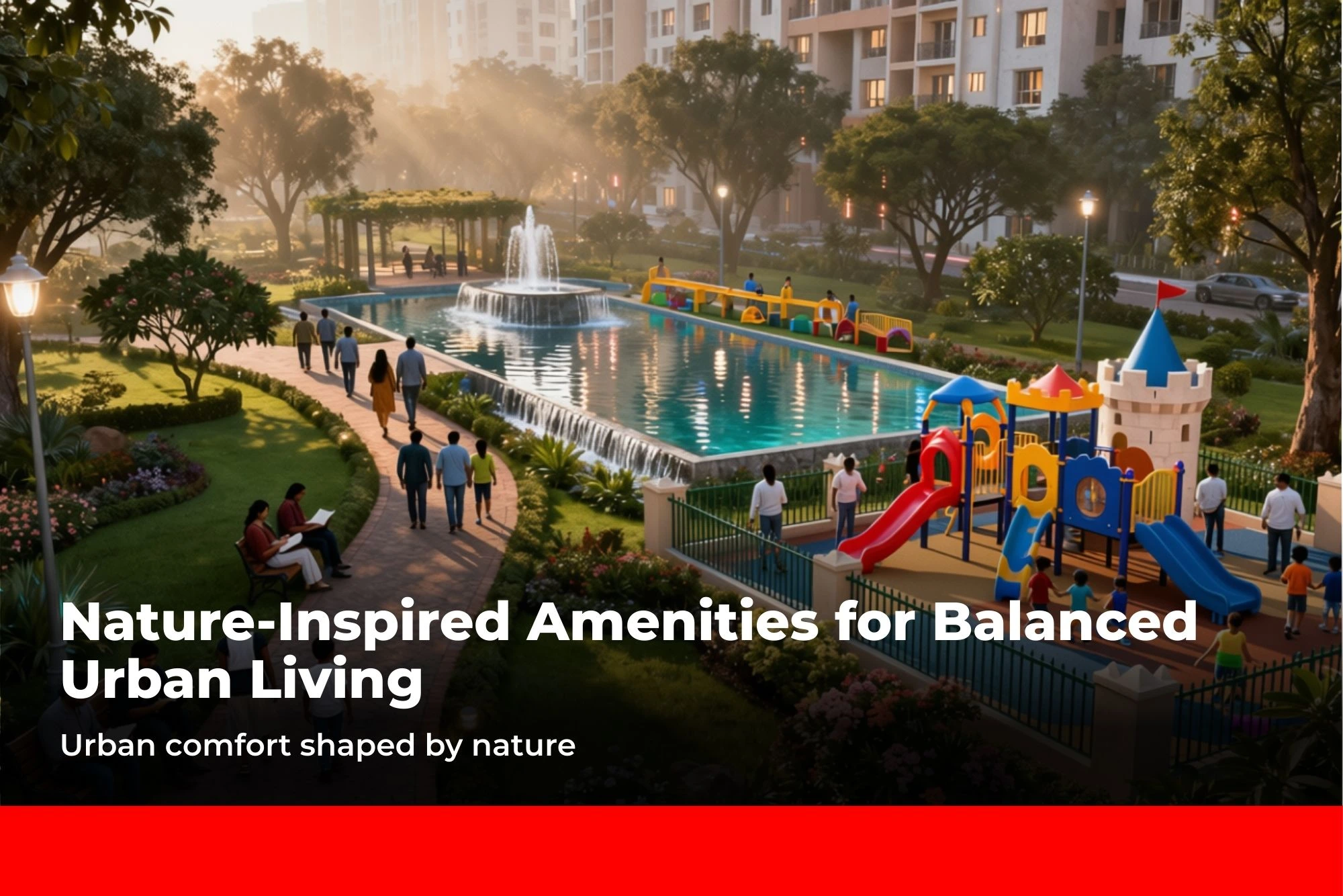 Nature-Inspired Amenities for Balanced Urban Living