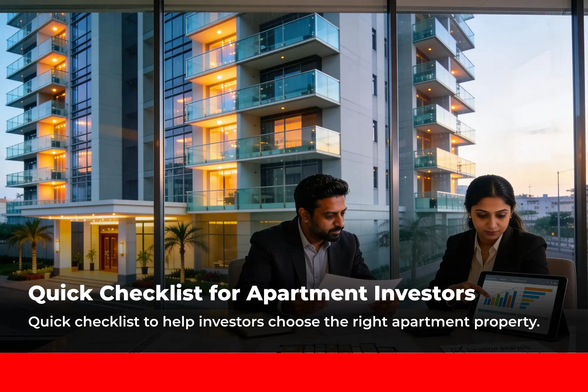 Quick Checklist for Apartment Investors