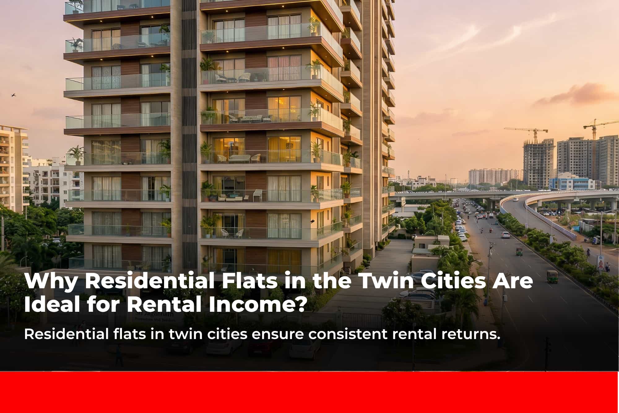 Why Residential Flats in the Twin Cities Are Ideal for Rental Income?
Earn rental income from residential flats
