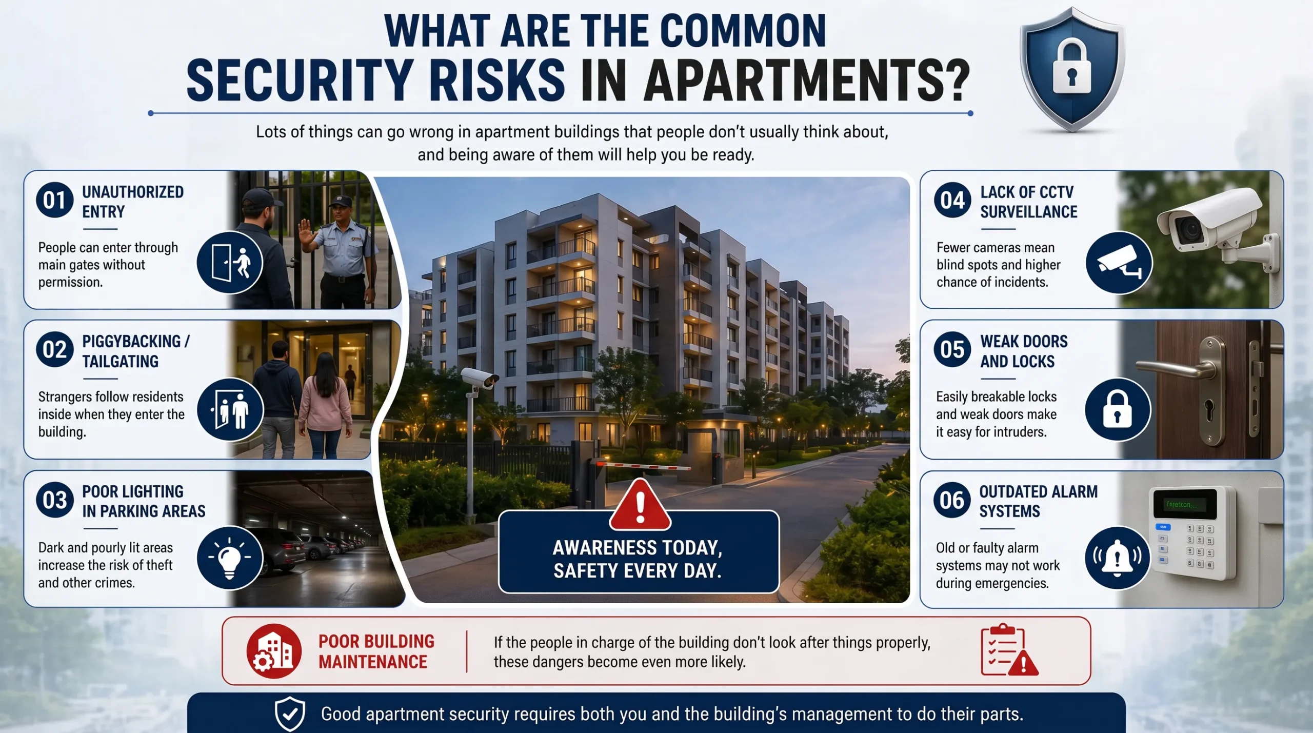 What are the Common Security Risks in Apartments