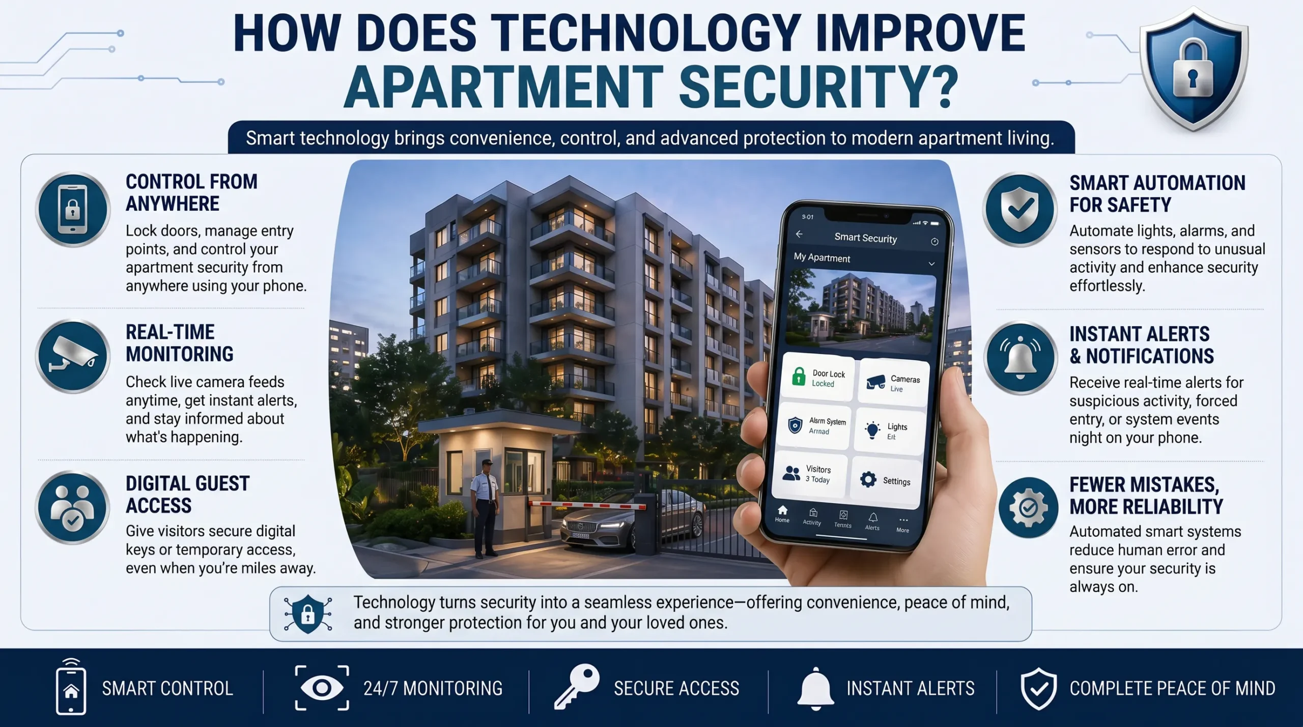 How Does Technology Improve Apartment Security?