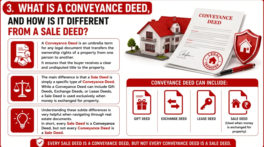 What Is A Conveyance Deed, And How Is It Different From A Sale Deed?