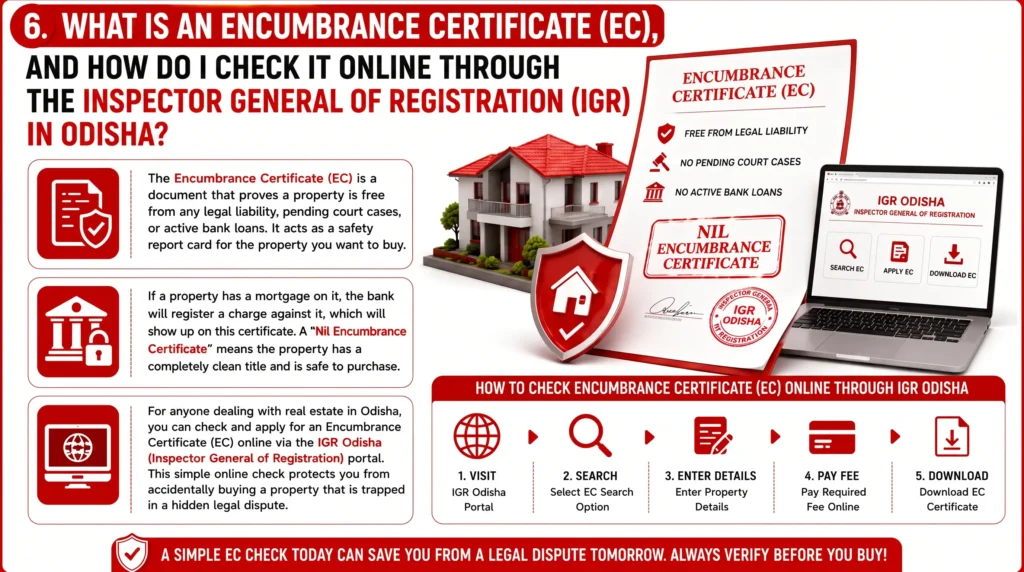 What Is An Encumbrance Certificate (EC), And How Do I Check It Online Through The Inspector General Of Registration (IGR) In Odisha?