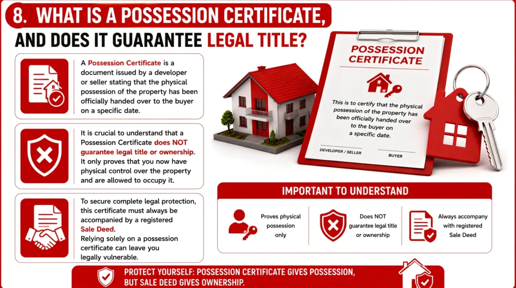 What Is A Possession Certificate, And Does It Guarantee Legal Title?