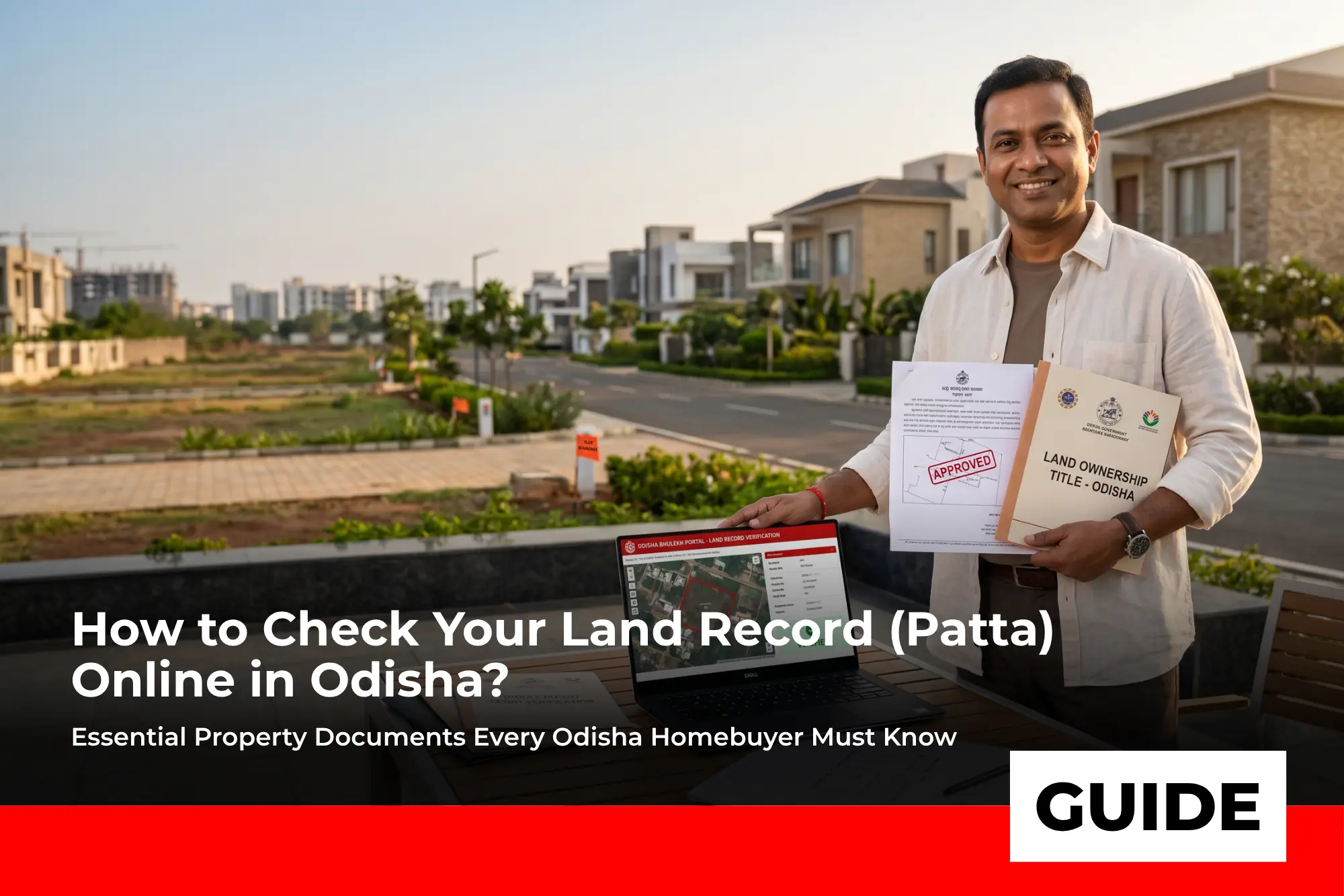 check land patta Online in Odisha