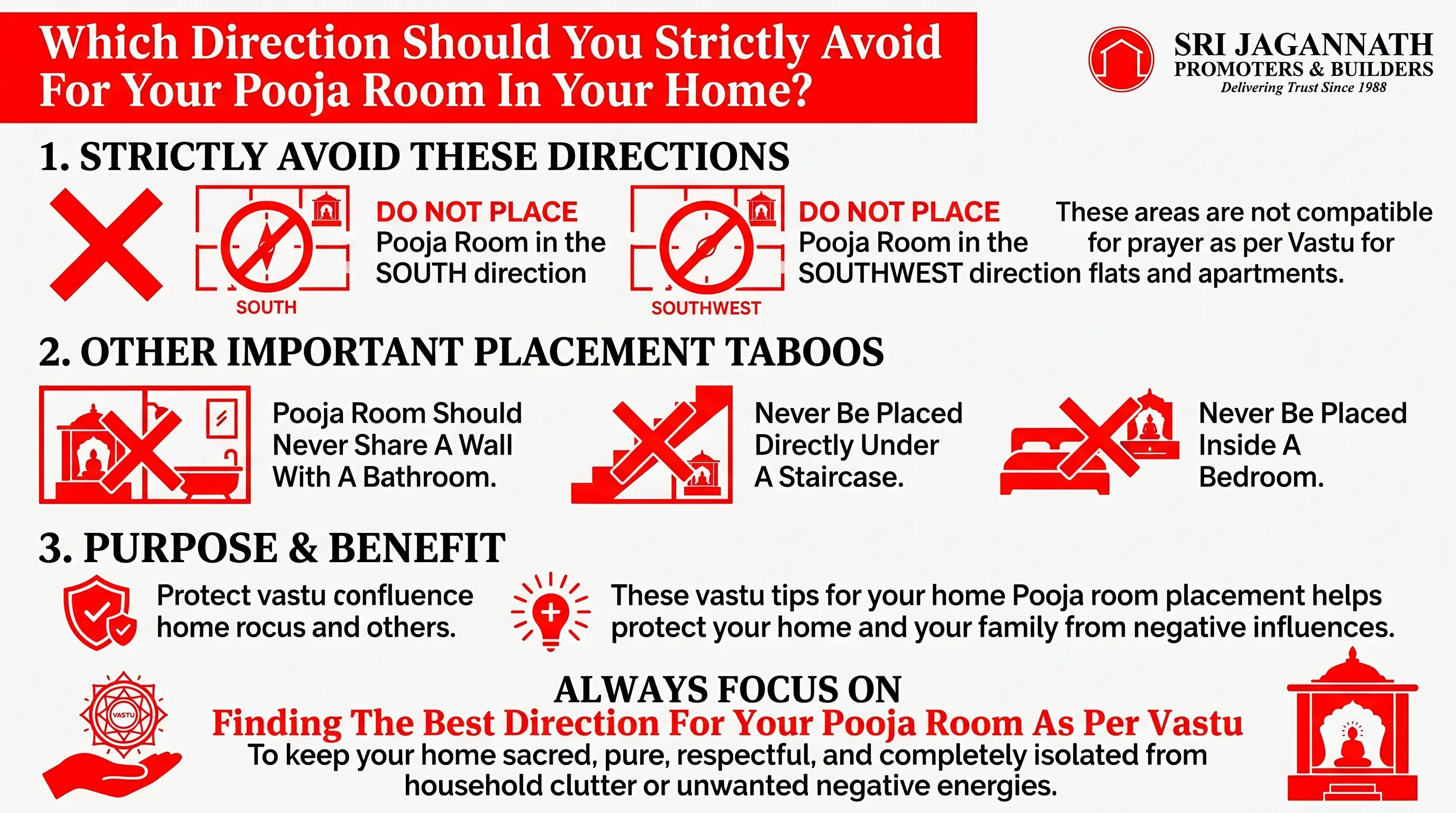 Which Direction Should You Strictly Avoid For Your Pooja Room In Your Home?