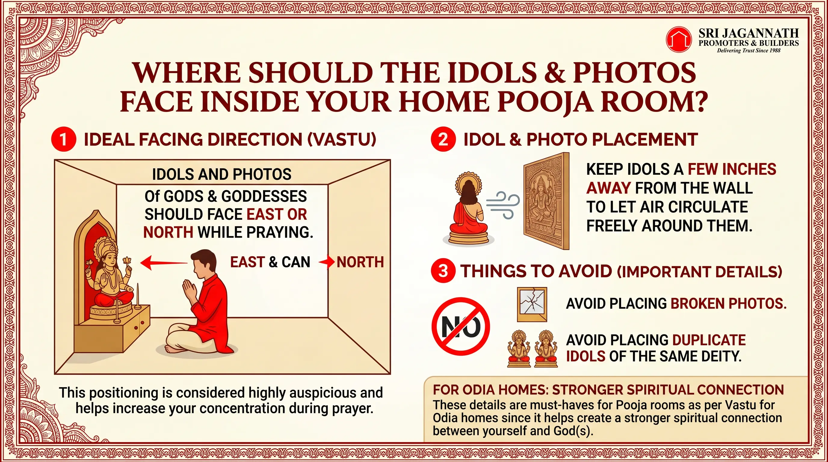 Where Should The Idols And Photos Face Inside Your Home Pooja Room?