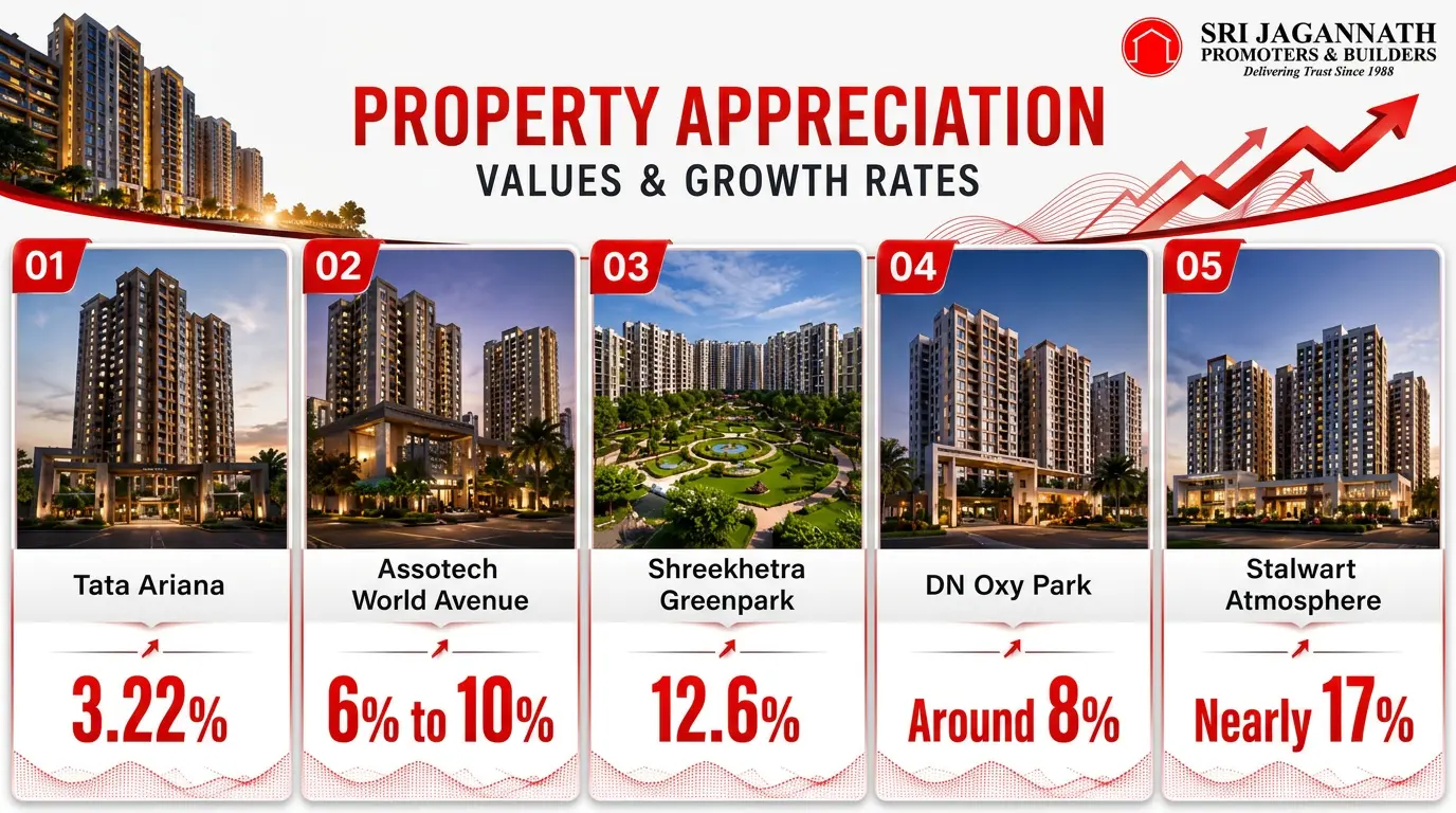 Property Appreciation Values & Growth Rates