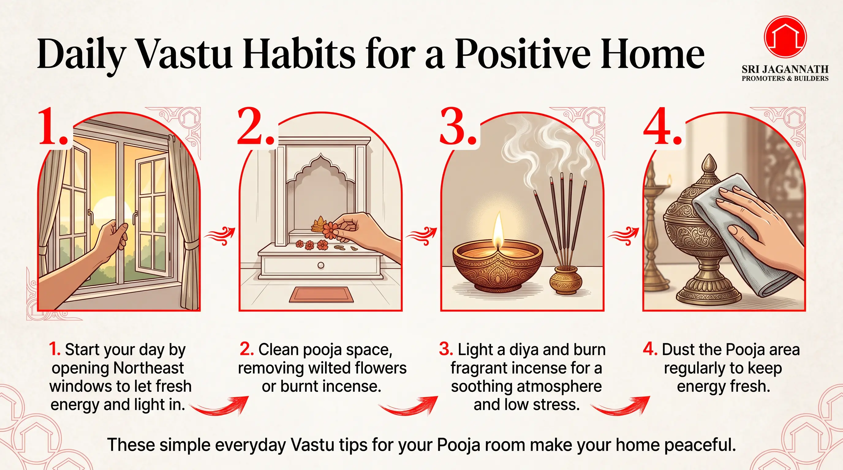 What Are Some Easy Daily Habits To Maintain Positive Energy At Home As Per Vastu?