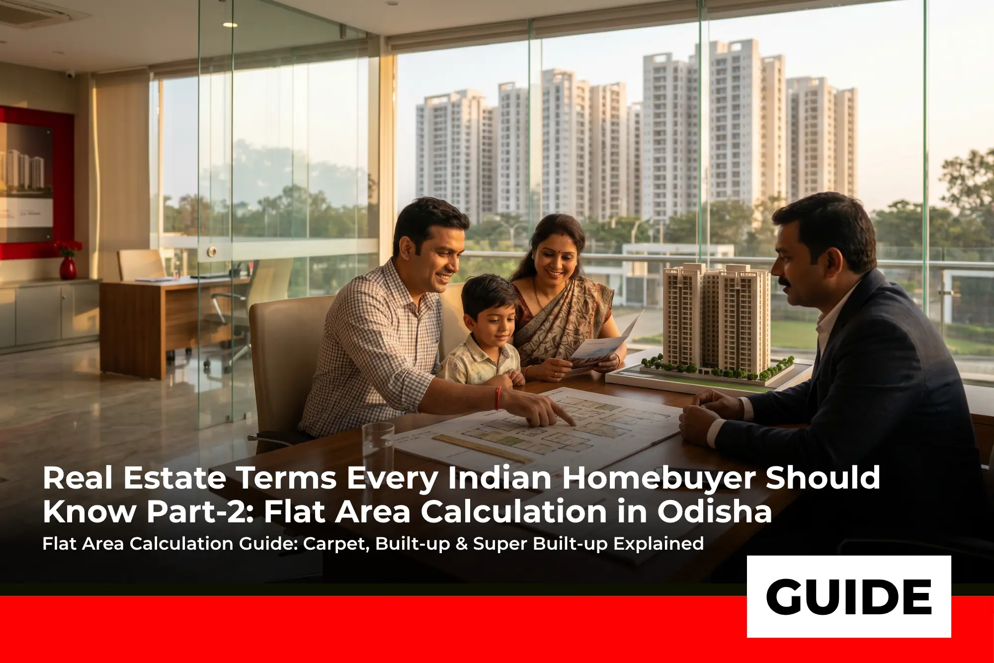 Flat Area Calculation in Odisha